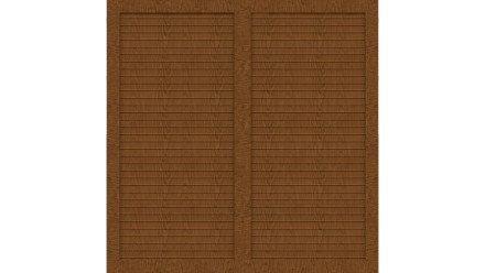 planeo Basic Typ V 150 x 120 cm Golden Oak