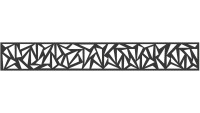 planeo Solid - Designeinsatz Shards Alu15 Anthrazit