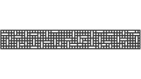 planeo Gardence Designeinsatz - Mesh 179,5x25,5x0,15 cm