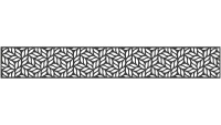 planeo Gardence Designeinsatz - Leafs 179,5x25,5x0,15 cm