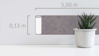 SK Folietapete Only Borders 11 Blumen & Natur Klassisch Braun 674