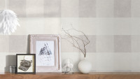 Vinyltapete grau Modern Landhaus Streifen Paradise Garden 151