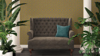 Vinyltapete Absolutely Chic Architects Paper Retro Gelb Grau Beige 732