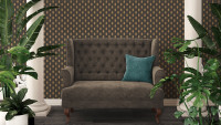 Vinyltapete Absolutely Chic Architects Paper Retro Metallic Schwarz Braun 735