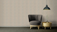 Vinyltapete beige Modern Ornamente Ethnic Origin 771