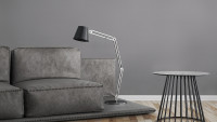Vinyltapete grau Modern Uni Greenery 114