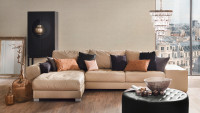 Vinyltapete beige Modern Retro Uni Exotic Life 683