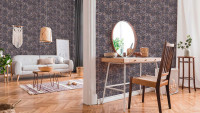 Vinyltapete lila Modern Blumen & Natur New Walls 914