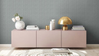 Vinyltapete blau Modern Blumen & Natur New Walls 933