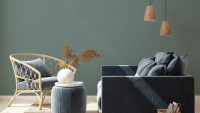 Vinyltapete New Walls Cosy & Relax Living Unifarbenwalls Unifarben Grün 953