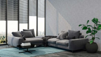 Vinyltapete grau Modern Klassisch Uni New Walls 182