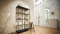 Vinyltapete New Walls Urban Grace Livingwalls Modern Creme Metallic Grau 242