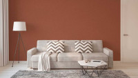Vinyltapete orange Modern Retro Uni Geo Nordic 367