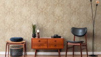 Vinyltapete Strukturtapete beige Vintage Klassisch Blumen & Natur Bilder Ornamente History of Art 483