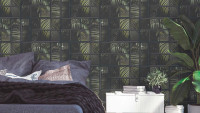 Vinyltapete grau Modern Klassisch Bilder Blumen & Natur Industrial 403