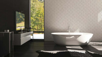 Vinyltapete Strukturtapete beige Modern Klassisch Streifen Industrial 421