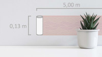 Vliestapete Only Borders 11 Streifen Klassisch Rosa 119