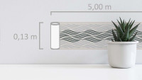 Vliestapete Only Borders 11 Streifen Klassisch Metallic 126
