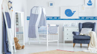 Papier (selbstklebend)tapete blau Modern Kinder Bilder Blumen & Natur Lovely Kids 721