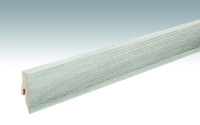 MEISTER Sockelleisten Fußleisten White Life 6390 - 2380 x 60 x 20 mm