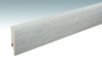 MEISTER Sockelleisten Fußleisten Eiche weiß gelaugt 6181 - 2380 x 80 x 16 mm