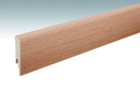 MEISTER Sockelleisten Fußleisten Buche 6201 - 2380 x 80 x 16 mm