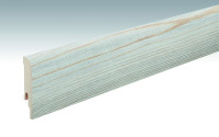MEISTER Sockelleisten Fußleisten White Life 6390 - 2380 x 80 x 16 mm