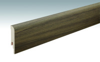 MEISTER Sockelleisten Fußleisten Nussbaum 6440 - 2380 x 80 x 16 mm