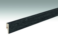MEISTER Sockelleisten Fußleisten Black Lava 7323 - 2380 x 50 x 18 mm