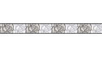 SK Folietapete Only Borders 11 Blumen & Natur Klassisch Grau 24