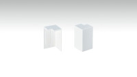 Außenecken selbstklebend für Fußleiste F100201M Modern Weiß 18 x 50 mm - 2St. (9062272001)