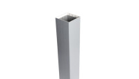 planeo Basic - Pfosten zum Einbetonieren Silbergrau 245 cm