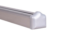 planeo Solid - Alu-Universalleiste Silbergrau 200cm