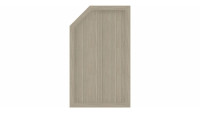 planeo Basic Typ L links 90 x 150 cm Sheffield Oak