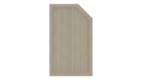 planeo Basic Typ L rechts 90 x 150 cm Sheffield Oak