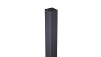 planeo Viento - Alupfosten zum Einbetonieren Anthrazit DB703 240cm inkl. Kappe