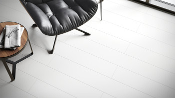 planeo Rigid Klick Vinyl - Wood White | Trittschalldämmung integr. (100P2935-N)