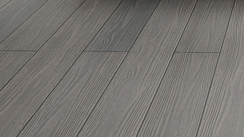 planeo Autentica Massivdiele Co-Ex Basaltgrau - Holzstruktur