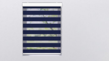 planeo Doppelrollo 28mm TL Kopfprofil - Blau