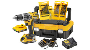 DeWALT 18V Akku-Schlagbohrschrauber Set DCK796 - 2 x 2Ah Akku + 71 tlg. Zubehör