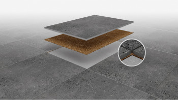 planeo DIYTile Bodenfliese Beton - 30 x 60 x 12,5 cm Braun PT