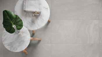 planeo DIYTile Bodenfliese Marmor - 45 x 90 x 12 cm Grau PT