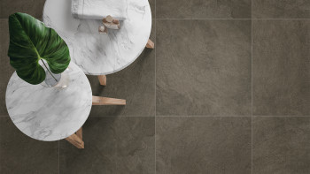 planeo DIYTile Bodenfliese Schiefer - 60 x 60 x 12 cm Erdbraun PT