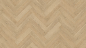 Wineo Klebevinyl - 400 wood XS Plain Oak Beige Fischgrät | Synchronprägung (DB281WXS)