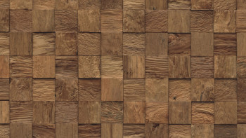 Skaben WoodWall - Teakwood Cube Bali natur