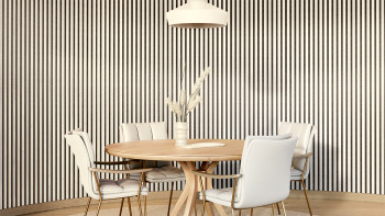 Skaben Akustikpaneele SilentWall Pro - Eiche Weiß - 250 x 60 cm