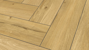 planeo Klick Vinyl - Herringbone Honey Oak 5G | Made in Germany (100P7001HB)