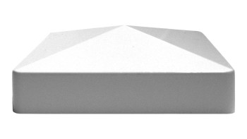 planeo Basic - Pfostenkappe Weiß