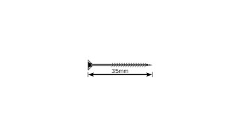 planeo Senkkopfschraube V2A Torx 3 x 35mm 200 Stk.