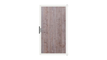 planeo Gardence Resistant - HPL-Sichtschutz Tor Holzoptik